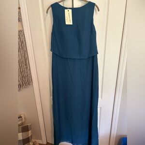 NWT Gown Gallery Blue Wedding Bridesmaid Dress